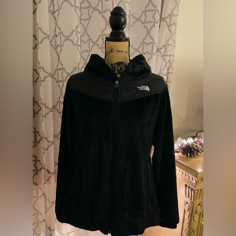 Women’s Northface Denali Hooded Jacket - Black - Size XL